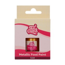 FunCakes Metallic Food Paint Guld 30 ml